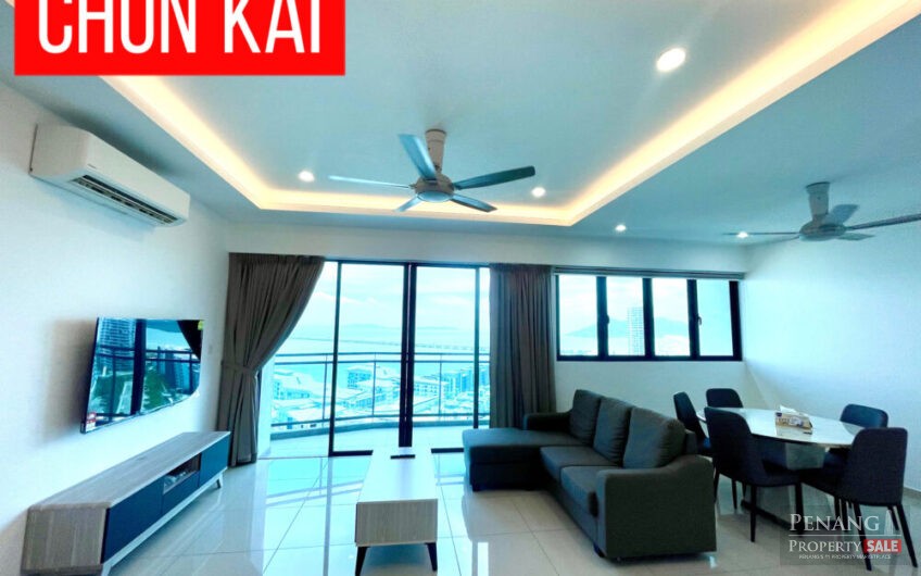Waterside Residence @ Gelugor Sea View Fully Furnished For Rent