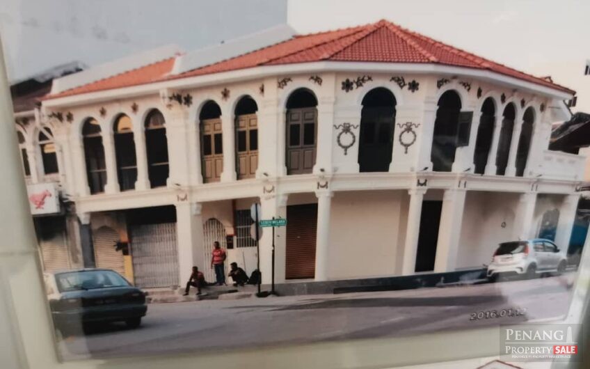 For Rent Double Storey Heritage Shoplot Georgetown Penang