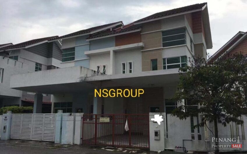 For Sale Two and Half Storey Semidetach House Corner Unit Taman Mega Perai Butterworth Penang