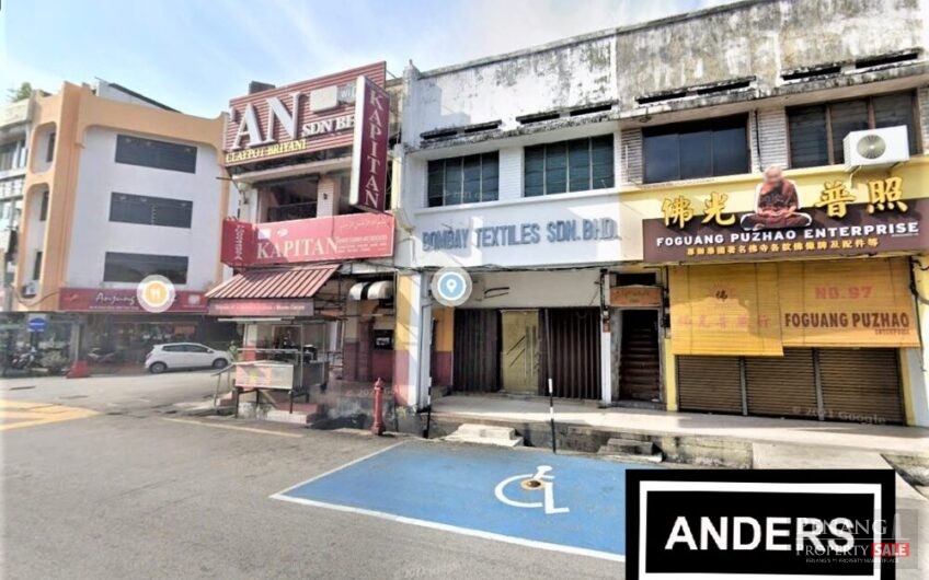 Two Storey Shop House Chulia Street Face Main Road Georgetown UNESCO FOR SALE