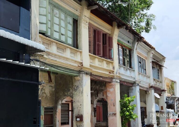 2 Storey Shophouse Lorong Prangin Georgetown suitable for cafe