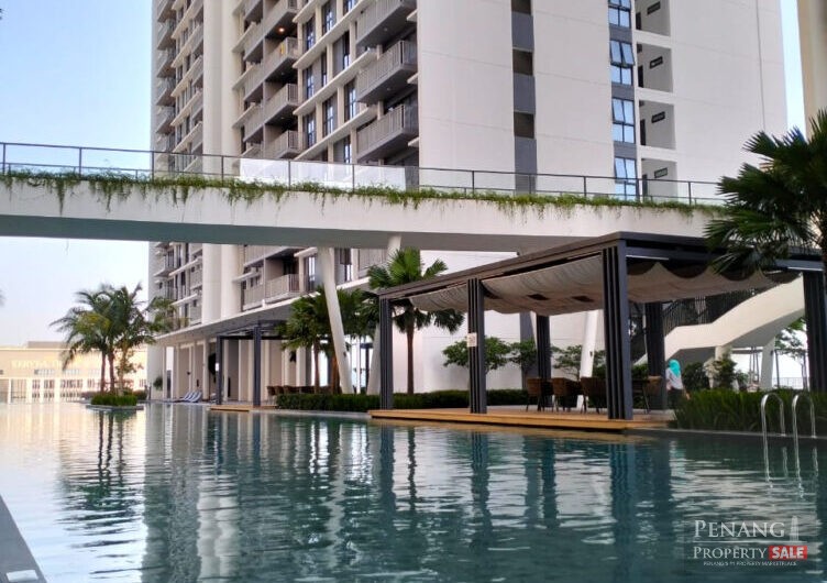Exquisite Seaview Living at Vertu Resort, Batu Kawan! Corner Unit: 4 Rooms, Fully Furnished, 3-Side Carparks