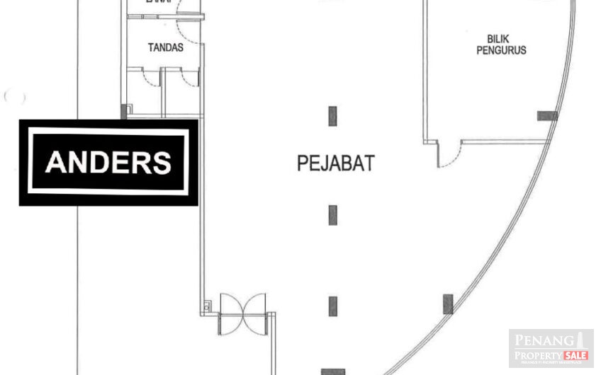 Elevate Gravitas Upper Floor Shop Office Corner Central Location Perai FOR RENT