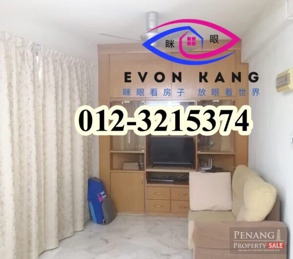 Tanjung Tokong Excel Court 850SF Furnished Renovated Good Location