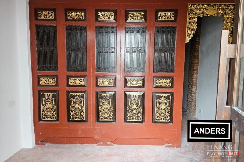 Heritage 2 Storey Shop House Seck Chuan Georgetown For Rent