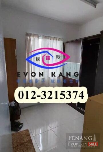 Harmony View @Jelutong 700SF Partly Furnished Basic Fitting High Floor