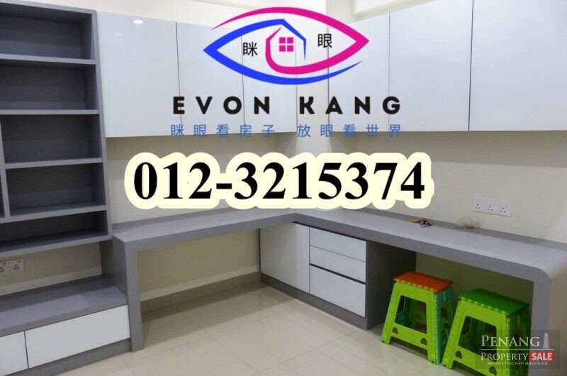 Summerton @ Bayan Lepas 1566SF Fully Furnished 2 Bedrooms 1 Study Room