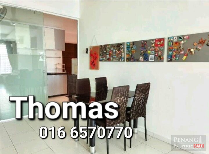 Telaga Emas | Raja Uda | Butterworth | Furnished & Renovated | Corner Unit | Kitchen Cabinet | Air Cond | Indoor Facilities