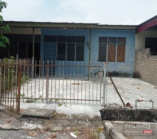 For Sale Single Storey Terrace House Taman Widuri Sungai Jawi Pulau Pinang