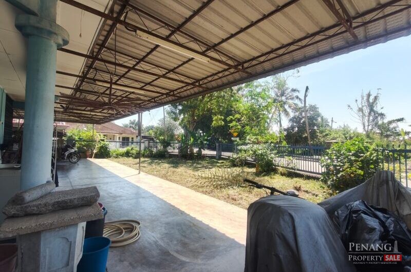 For Sale Single Storey Terrace House End Lot Bandar Tasek Mutiara Simpang Ampat Pulau Pinang